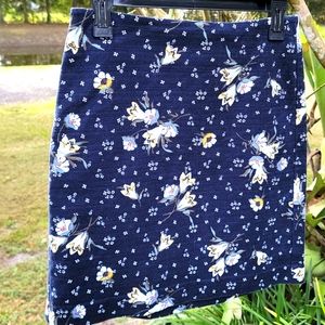 Loft Women's Cotton Weave Skirt Size 2